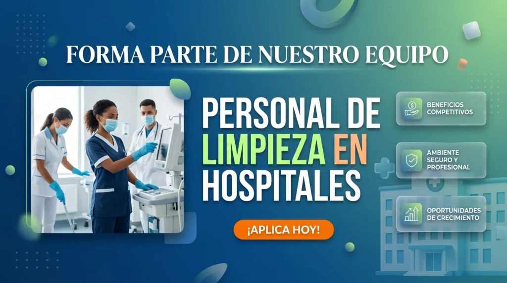 PERSONAL DE LIMPIEZA EN HOSPITALES